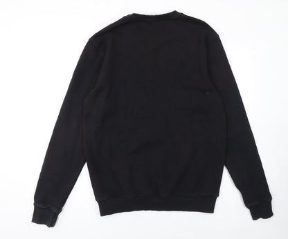 Womens UK Size L Sex Black Pullover Sweatshirt
