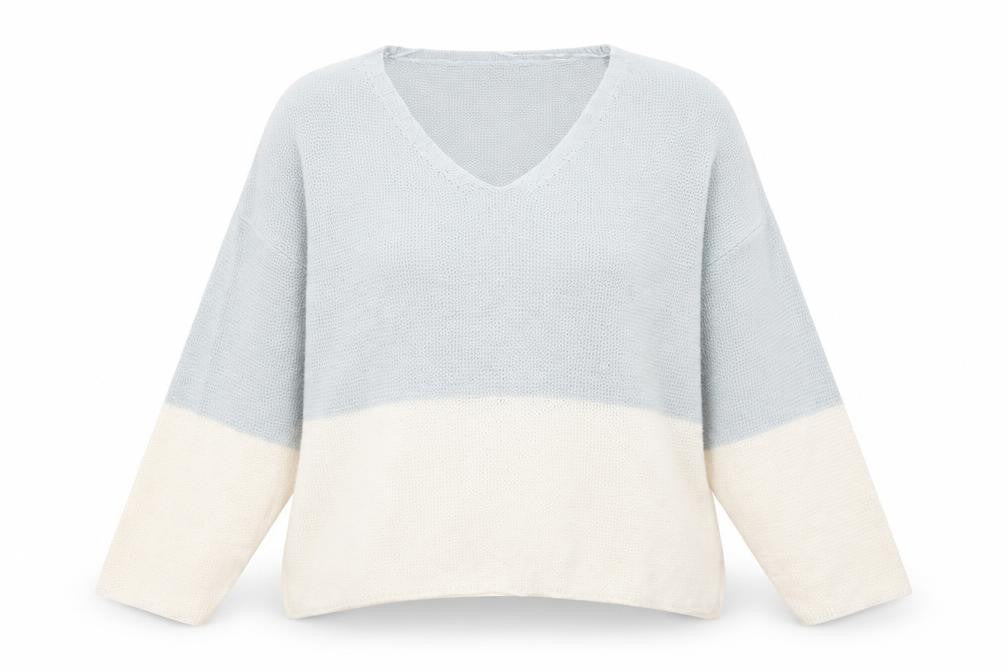 Womens UK Size L Pull&Bear Multicoloured Pullover Jumper