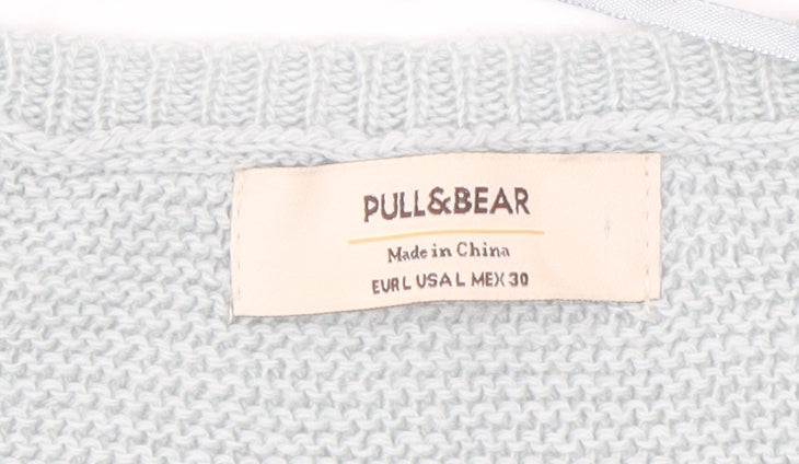 Womens UK Size L Pull&Bear Multicoloured Pullover Jumper