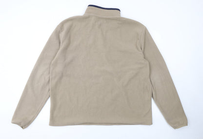Mens UK Size 2XL atlasformen Beige Pullover Sweatshirt