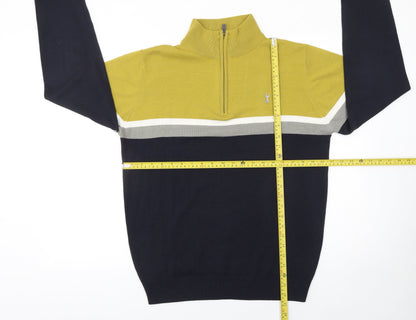 Tottenham Hotspur Men's Multicoloured 1/2 Zip Knitted Jumper M