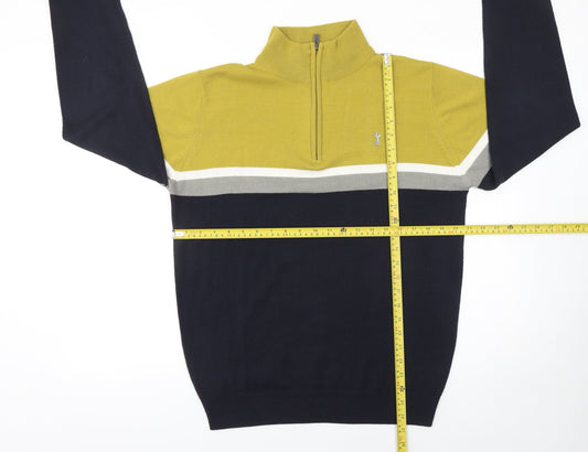 Tottenham Hotspur Men's Multicoloured 1/2 Zip Knitted Jumper M