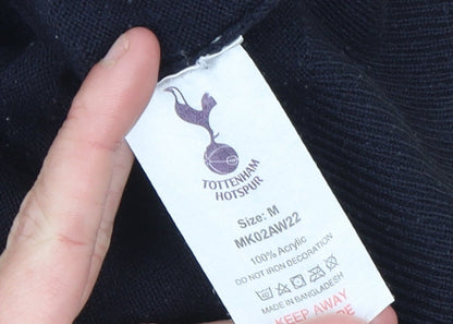 Tottenham Hotspur Men's Multicoloured 1/2 Zip Knitted Jumper M