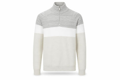 Mens UK Size S Primark Beige 1/2 Zip Jumper