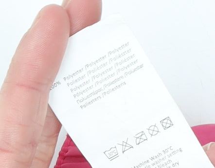 Nevica Girls Blue Pink Ski Jacket 9-10 Years Hooded Waterproof Winter Coat