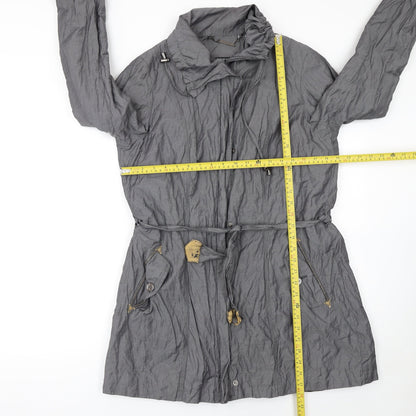 Womens UK Size 14 Marks and Spencer Grey Trench Coat