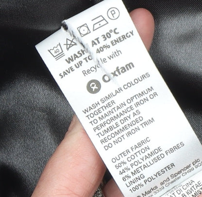 Womens UK Size 14 Marks and Spencer Grey Trench Coat