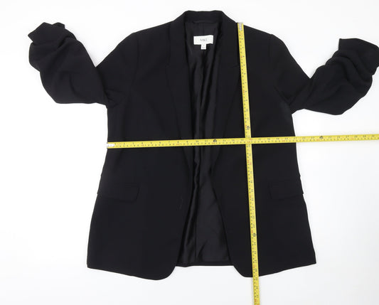 Marks and Spencer Women’s Black Regular Fit Notch Lapel Blazer UK 14