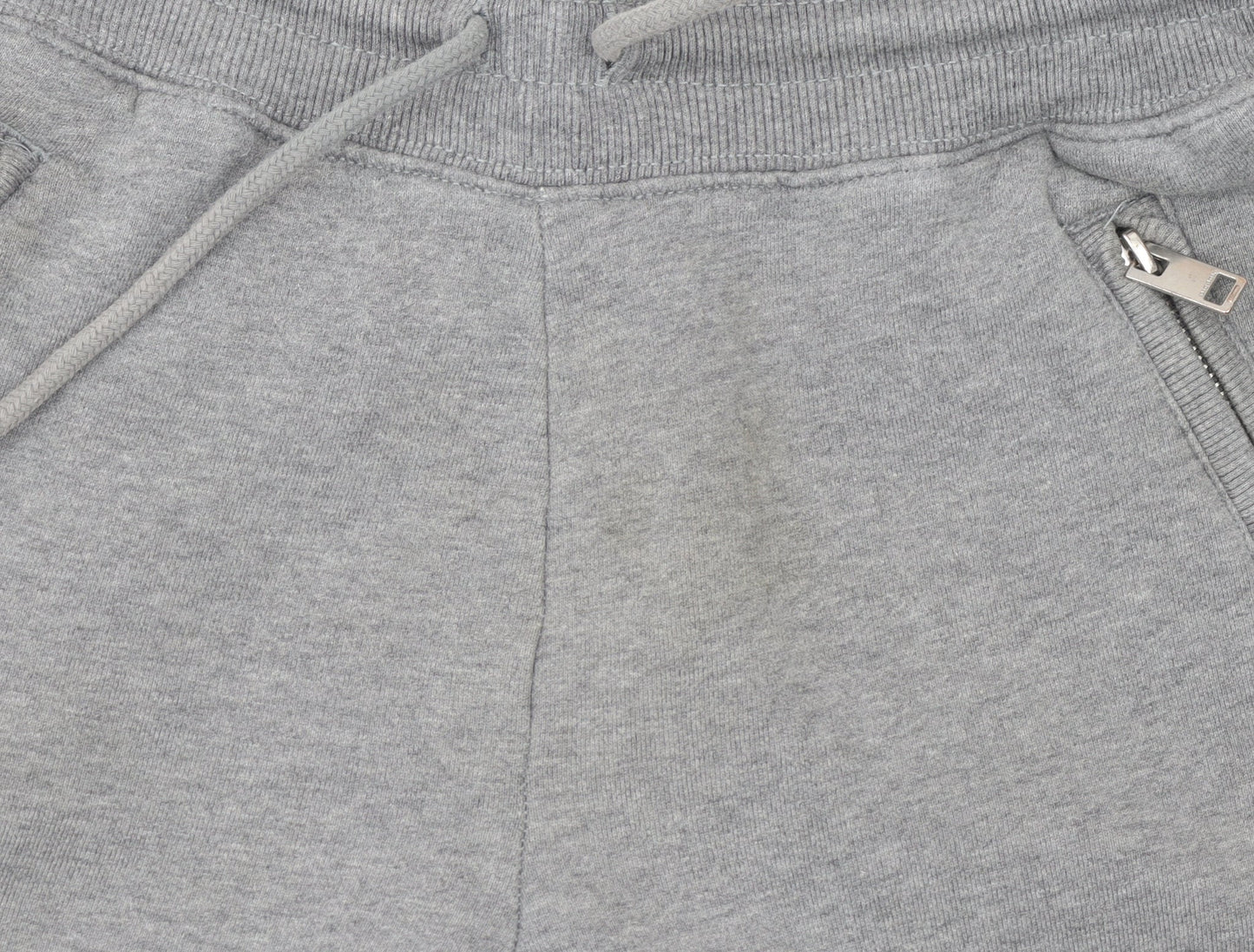 Diesel Men's Grey Jogger Trousers Size S Zip Pocket Tapered Fit