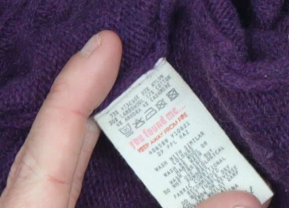 Womens UK Size M White Stuff Purple Pullover Jumper