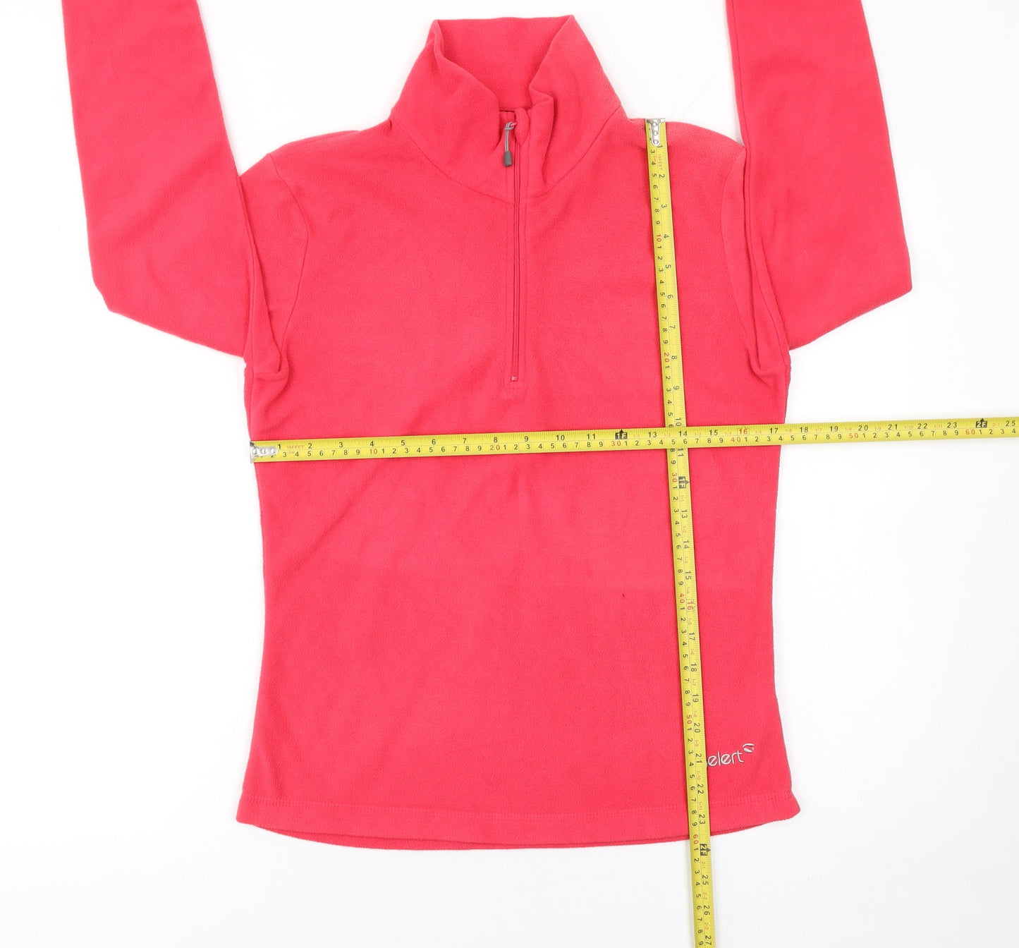 Gelert Women's Pink 1/2 Zip Fleece Pullover Sweatshirt UK 10
