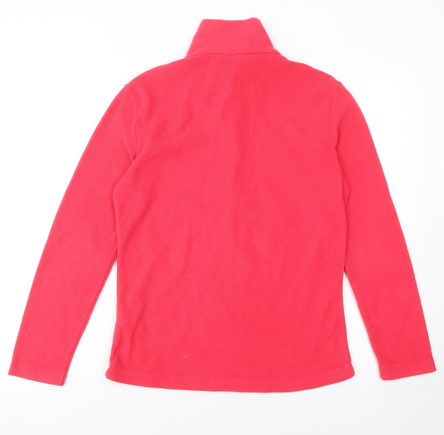 Gelert Women's Pink 1/2 Zip Fleece Pullover Sweatshirt UK 10