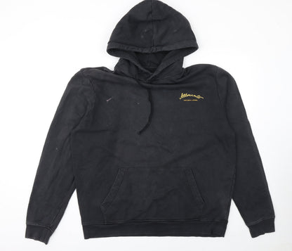 Mens UK Size L AllSaints Black Pullover Hoodie