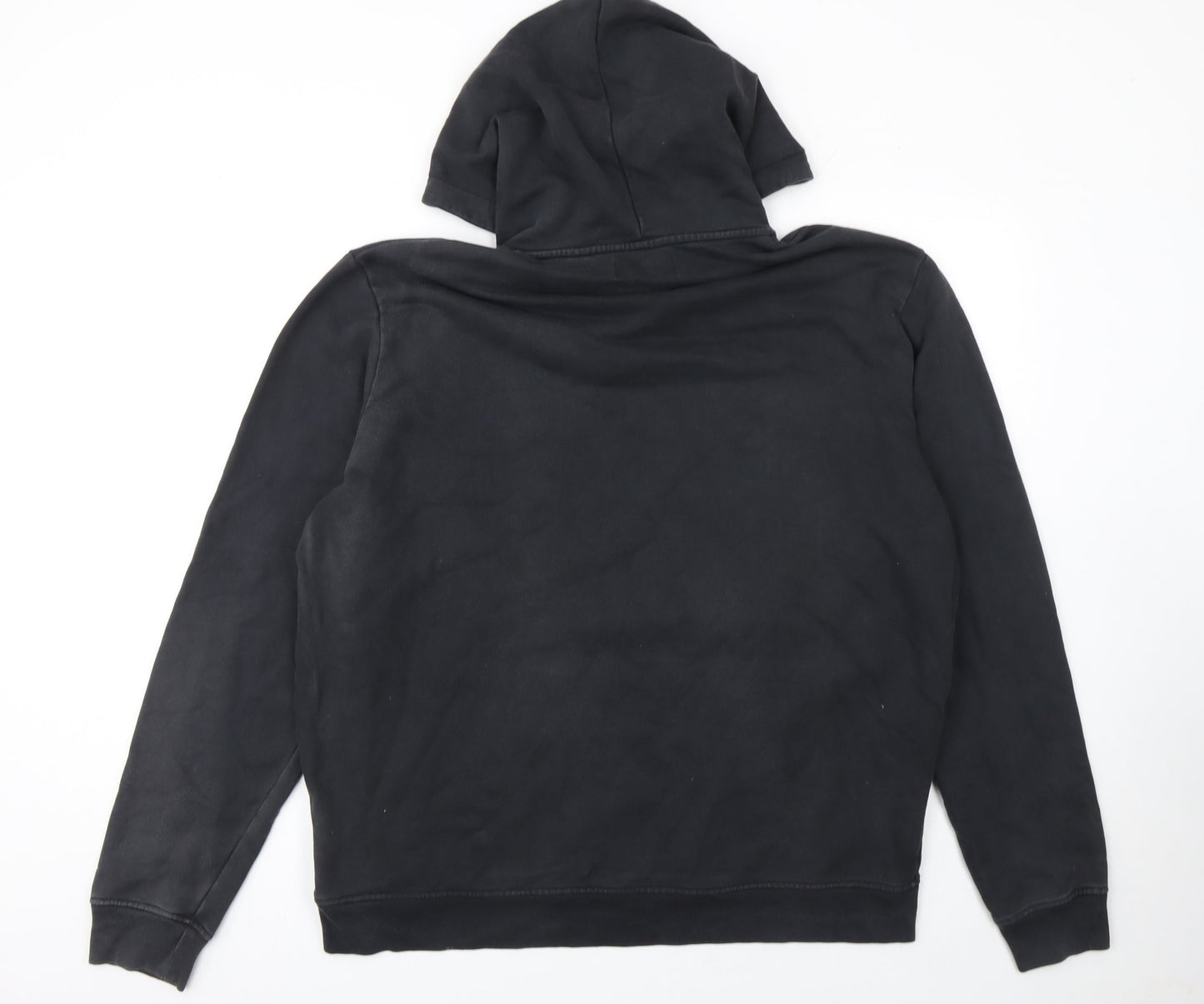 Mens UK Size L AllSaints Black Pullover Hoodie