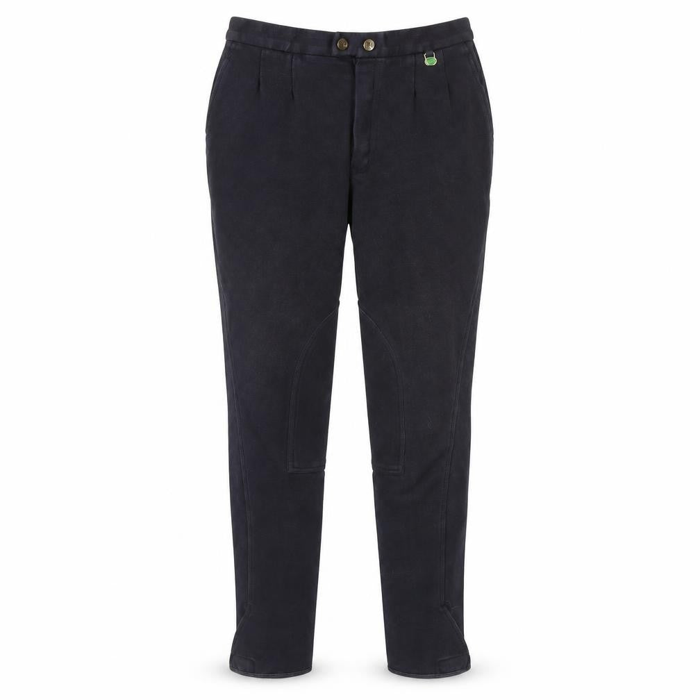 Mens UK Size L Rhinegold Slim Fit Riding Black Trousers