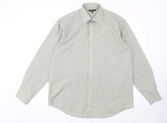 George Women's Green Long Sleeve Button-Up Shirt Size 16