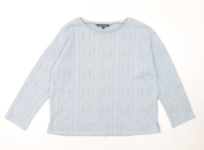 Womens UK Size 14 Bonmarché Blue Pullover Jumper