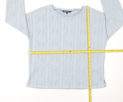 Womens UK Size 14 Bonmarché Blue Pullover Jumper
