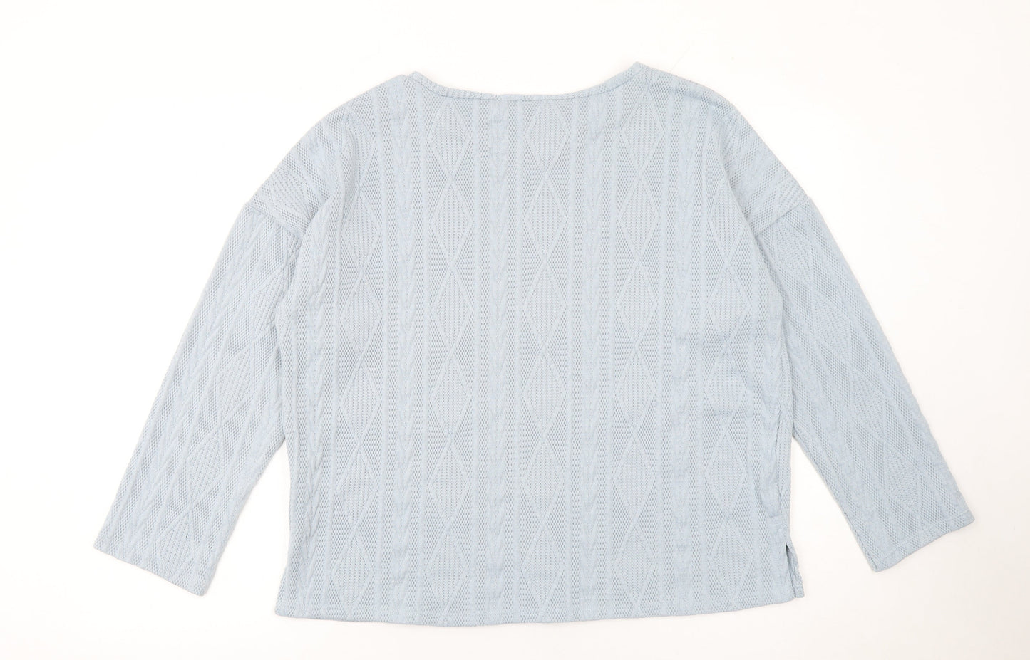 Womens UK Size 14 Bonmarché Blue Pullover Jumper
