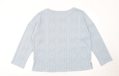 Womens UK Size 14 Bonmarché Blue Pullover Jumper