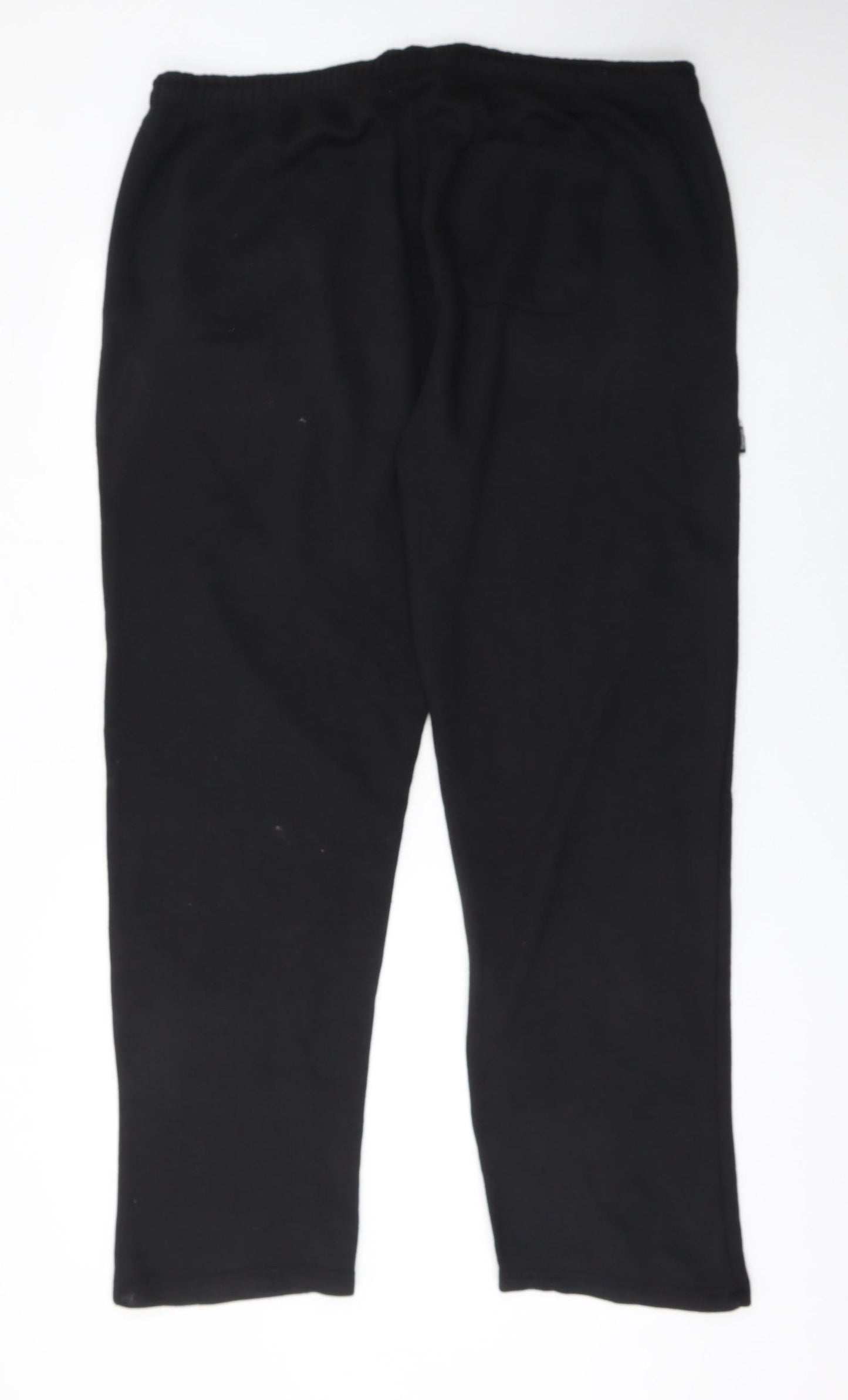 Slazenger Mens Black XXL Jogger Sweatpants Cotton Blend Relaxed Fit