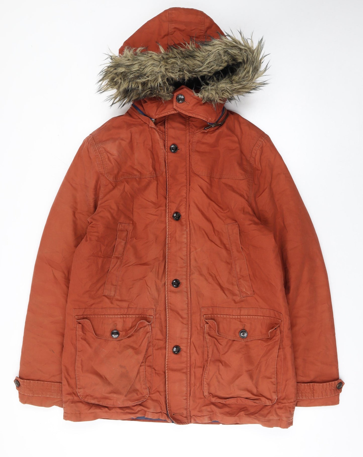 Mens UK Size L Ted Baker Brown Parka Coat