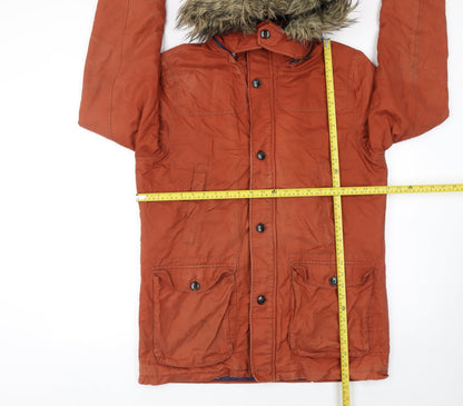 Mens UK Size L Ted Baker Brown Parka Coat