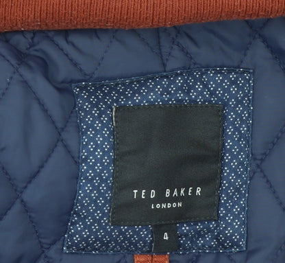 Mens UK Size L Ted Baker Brown Parka Coat