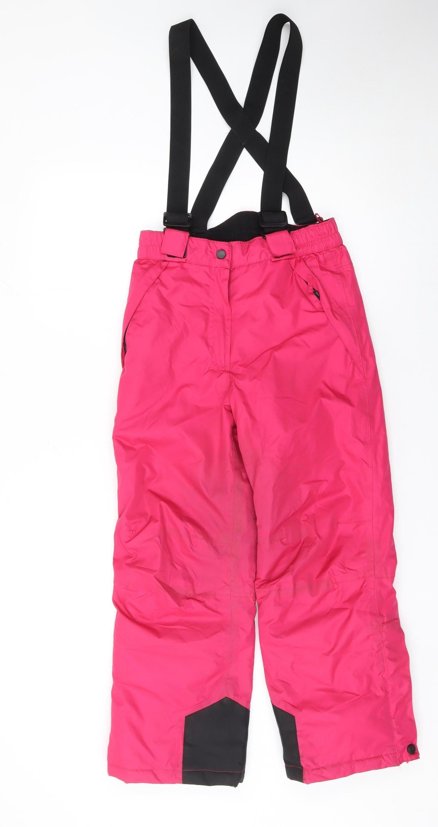 Crane Girls Pink Waterproof Insulated Snow Pants Ski Trousers Age 10