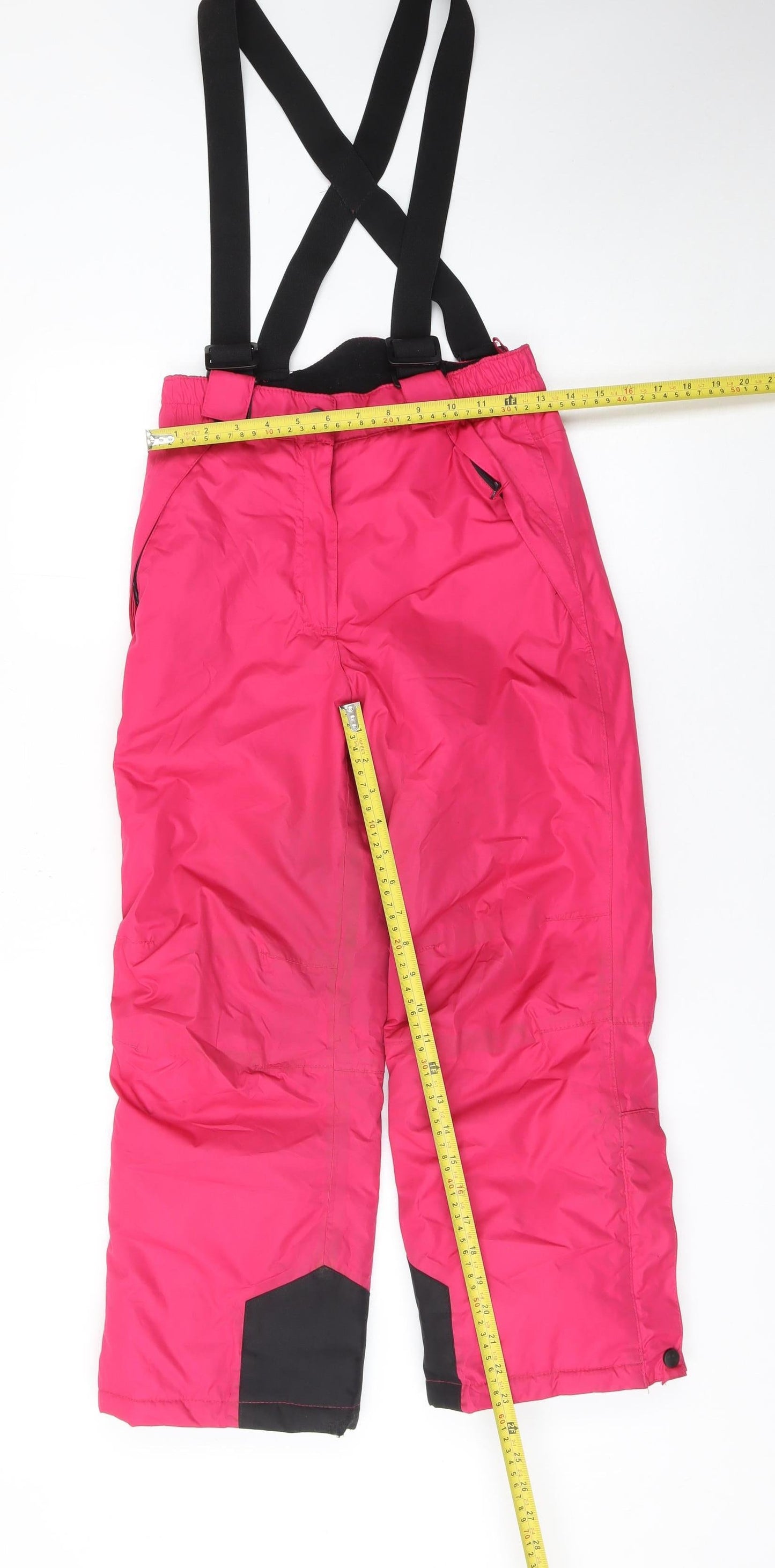 Crane Girls Pink Waterproof Insulated Snow Pants Ski Trousers Age 10