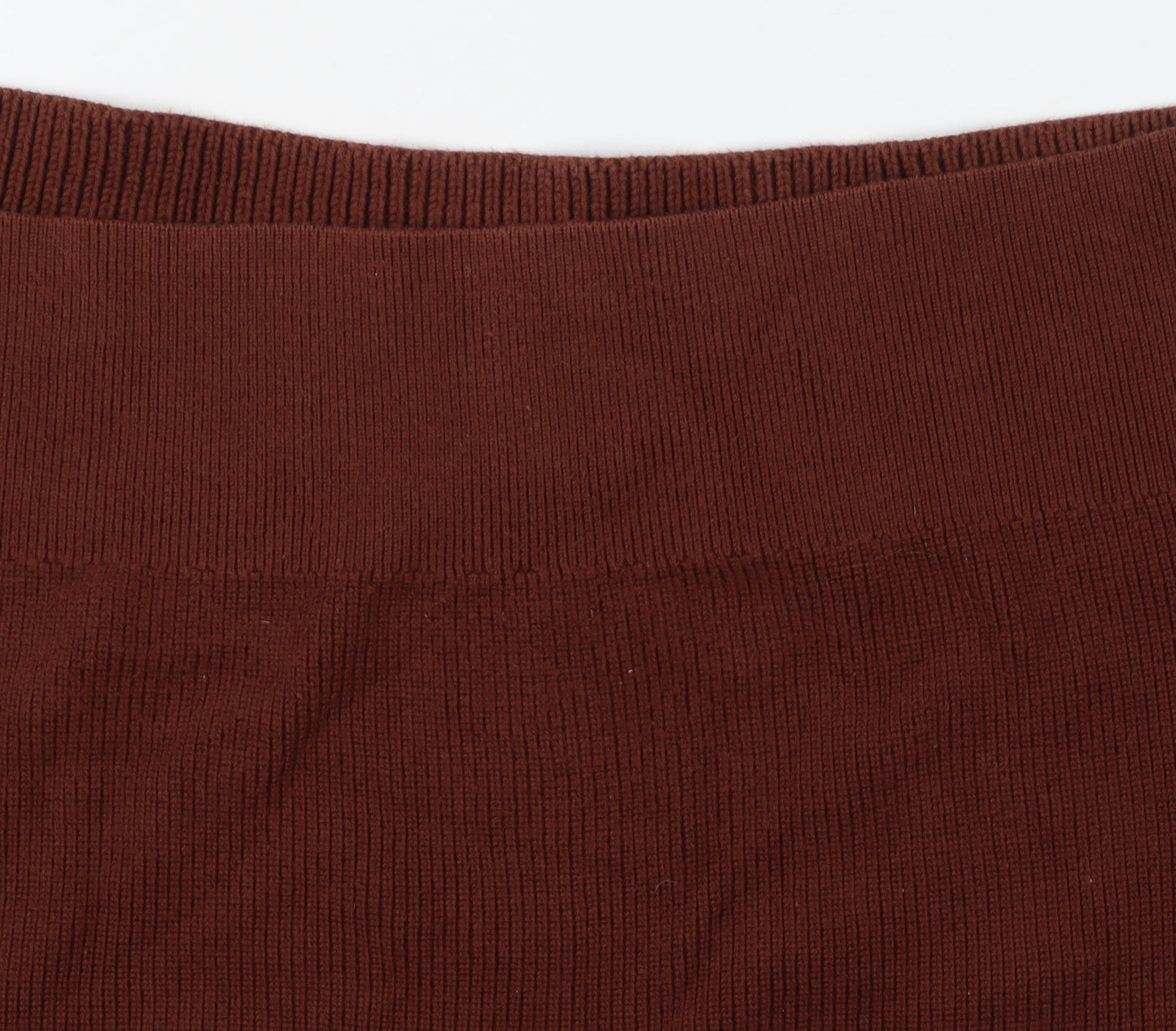 AllSaints Men’s Brown Cotton Crew Neck Chunky Knit Jumper Medium