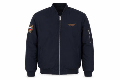 Mens UK Size S Soviet Blue Bomber Jacket