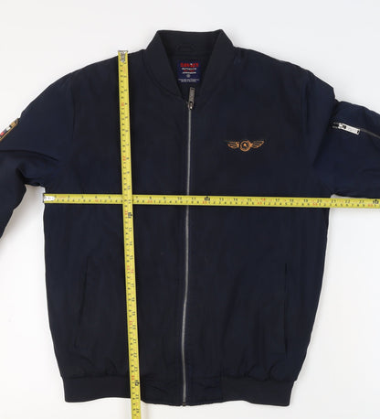 Mens UK Size S Soviet Blue Bomber Jacket
