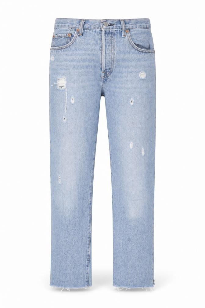 Mens UK Size W27 L28 Levi's Regular Fit Straight Blue Jeans