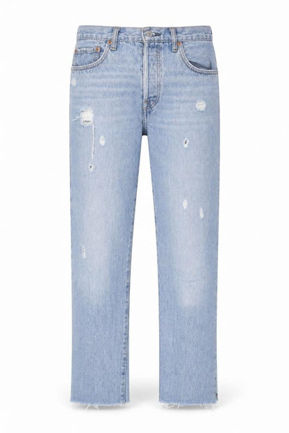 Mens UK Size W27 L28 Levi's Regular Fit Straight Blue Jeans