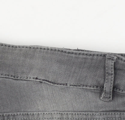 Massimo Dutti Men’s Grey Skinny Fit Denim Jeans Size 28