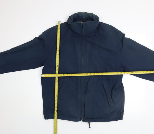 Mens UK Size S JEFF&CO Blue Basic Jacket