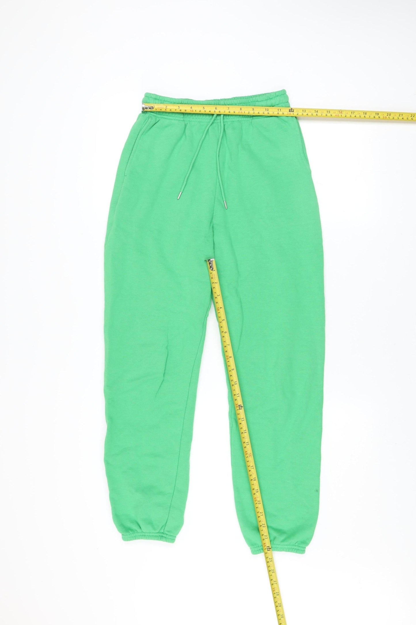 Womens UK Size XS Uniqlo Regular Fit Jogger Green Trousers