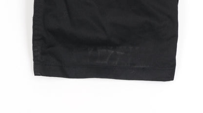 Site Men's Black Cargo Work Trousers W32 L32 Polyester Cotton