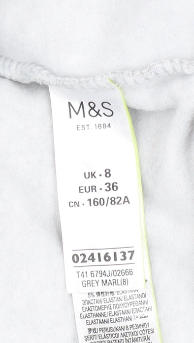 Womens UK Size 8 Marks and Spencer Grey Pullover Sweatshirt