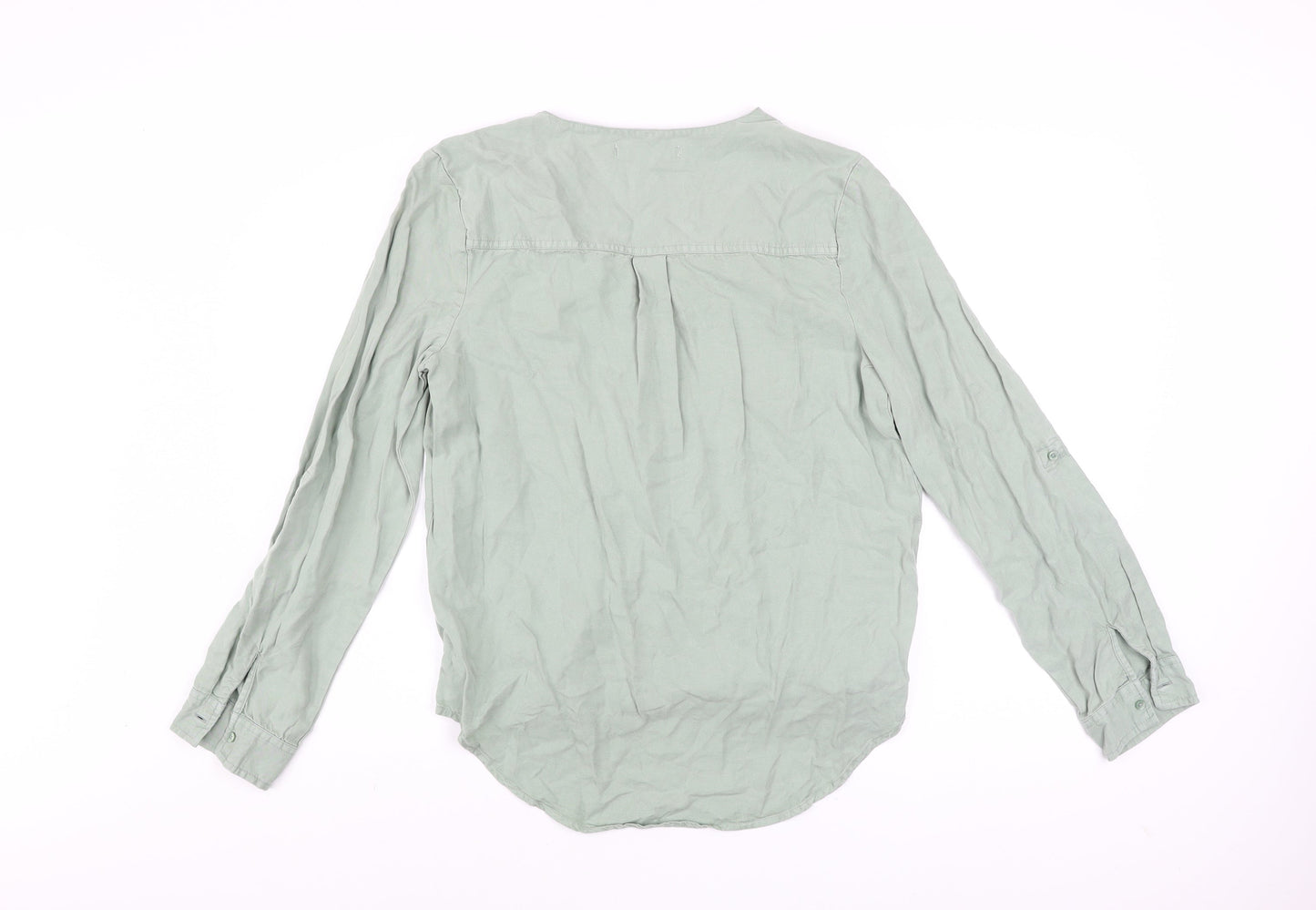 Womens UK Size 12 NEXT Green Wrap Blouse
