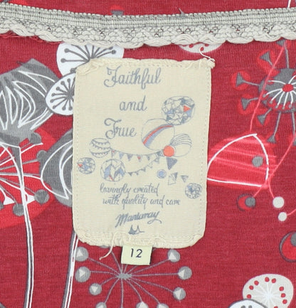Womens UK Size 12 Faithful and True Shift Dress