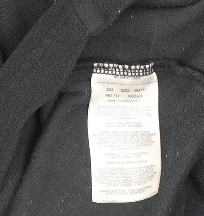 Columbia Womens Black XL 1/4 Zip Fleece Pullover Sweatshirt