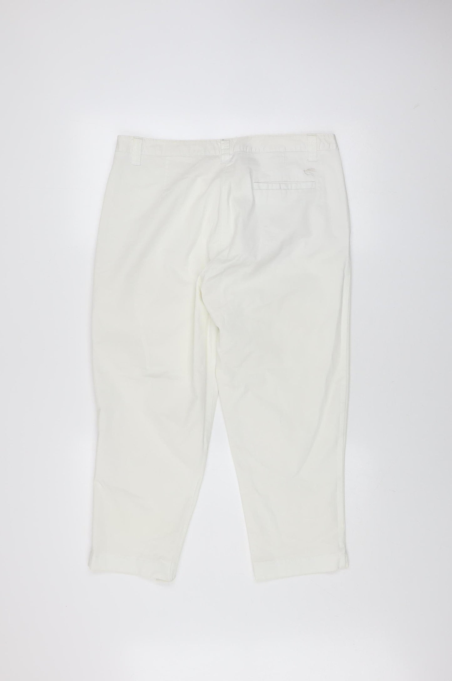 Womens UK Size L Kartel Regular Fit Chino Ivory Trousers