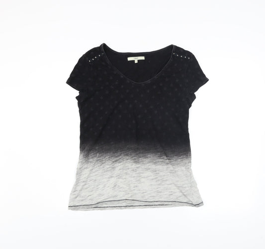 Womens UK Size 10 NEXT Black Basic T-Shirt