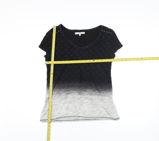 Womens UK Size 10 NEXT Black Basic T-Shirt