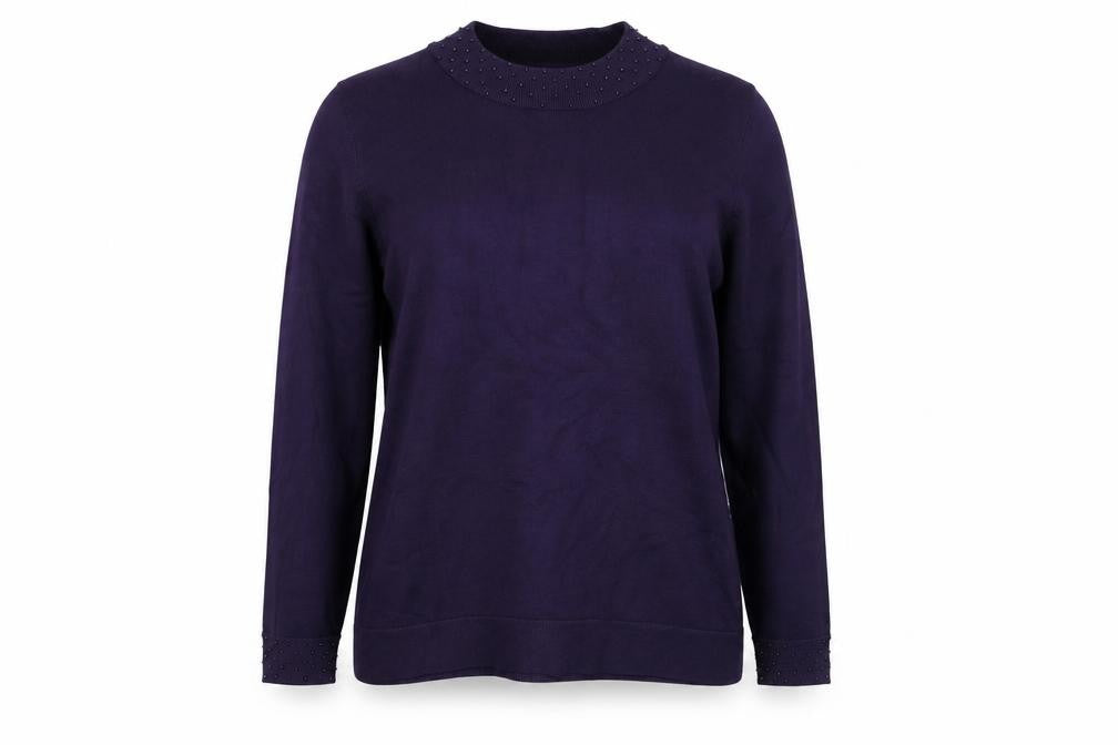 Womens UK Size 18 Eastex Purple Pullover Jumper