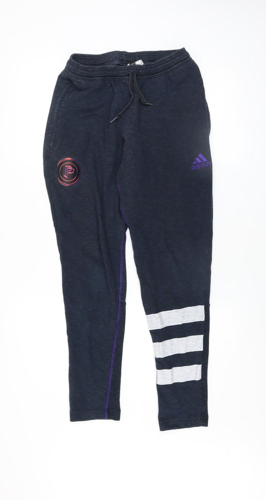 Adidas Men’s Black Jogger Sweatpants Size S 56% Cotton 44% Polyester