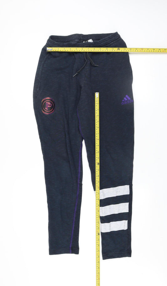 Adidas Men’s Black Jogger Sweatpants Size S 56% Cotton 44% Polyester