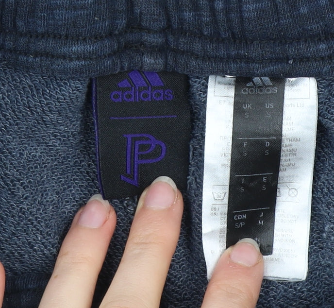 Adidas Men’s Black Jogger Sweatpants Size S 56% Cotton 44% Polyester